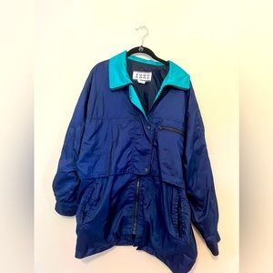 Retro Vintage IZZI 90s Rain Coat